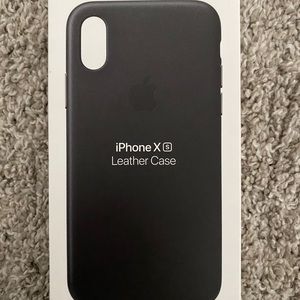 iPhone XS leather Apple case